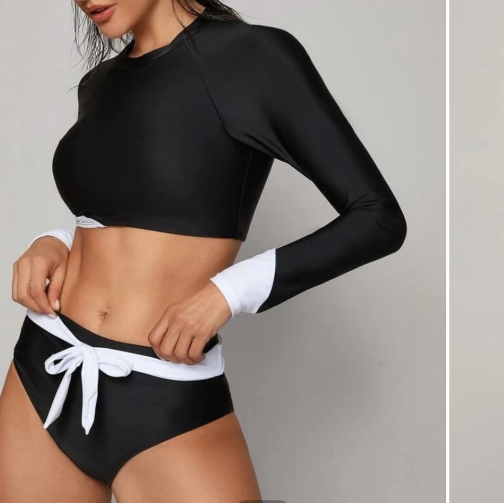 Swim wear 2 piece rushguard
